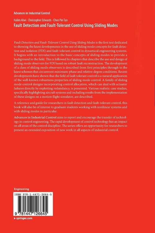 Produktbild: Fault Detection and Fault-Tolerant Control Using Sliding Modes