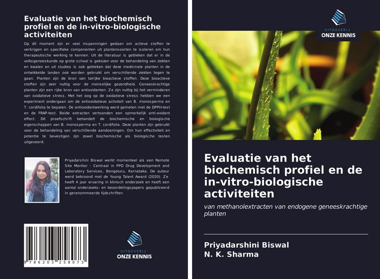 Produktbild: Evaluatie van het biochemisch profiel en de in-vitro-biologische activiteiten