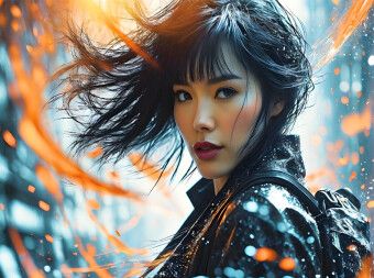 Produktbild: CALVENDO Puzzle Japanerin in einer verworrenen Traumwelt | 2000 Teile Lege-Gr&ouml;&szlig;e 90x67cm Foto-Puzzle f&uuml;r gl&uuml;ckliche Stunden