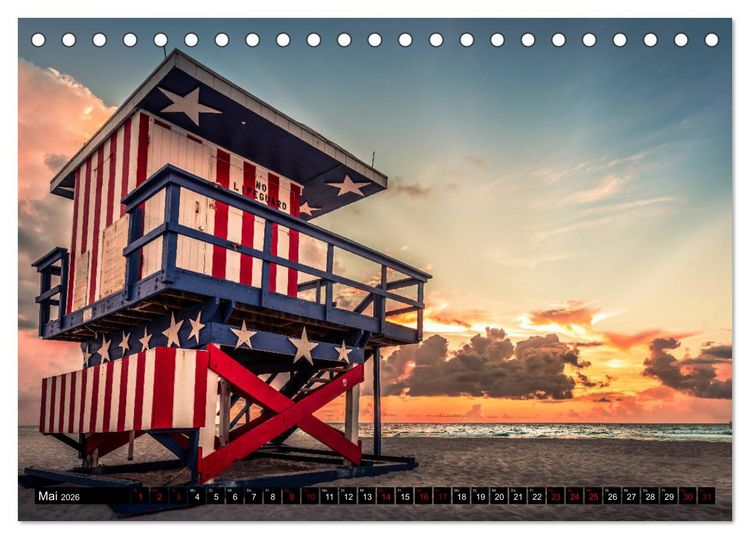Produktbild: Florida. Der Sonne entgegen. (Tischkalender 2026 DIN A5 quer), CALVENDO Monatskalender
