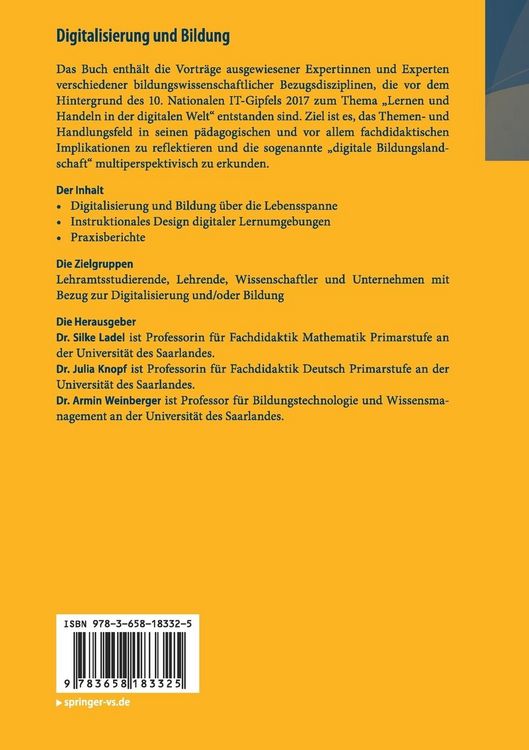 Produktbild: Digitalisierung und Bildung