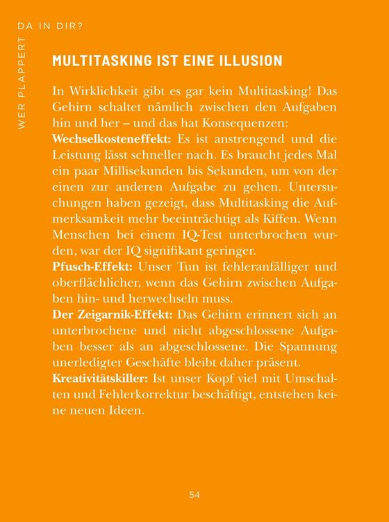 Produktbild: Die 1-Minuten-Strategie gegen Overthinking