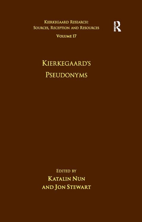 Produktbild: Volume 17: Kierkegaard's Pseudonyms