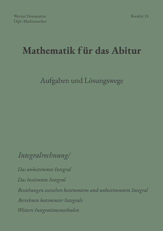 Produktbild: Mathematik f&uuml;r das Abitur