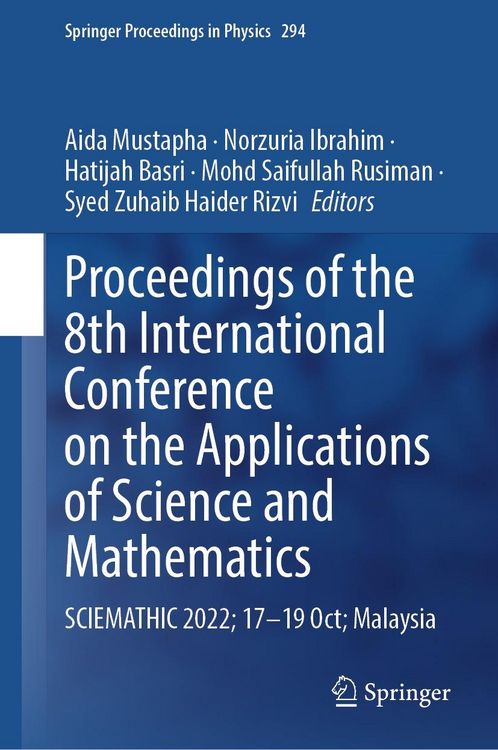 Produktbild: Proceedings of the 8th International Conference on the Applications of Science and Mathematics