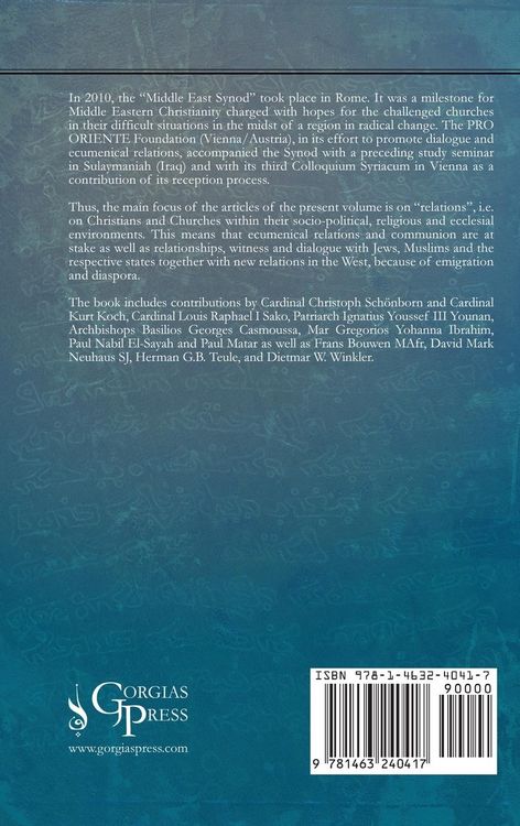 Produktbild: Middle Eastern Christians Facing Challenges