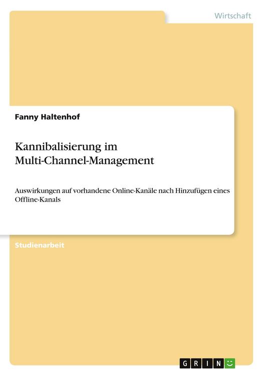 Produktbild: Kannibalisierung im Multi-Channel-Management