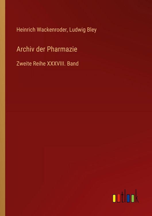 Produktbild: Archiv der Pharmazie