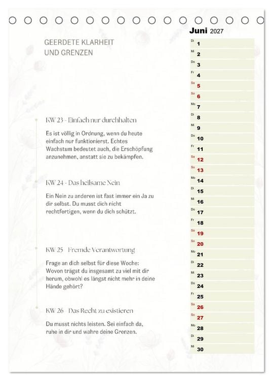 Produktbild: SEELENKOMPASS (Tischkalender 2027 DIN A5 hoch), CALVENDO Monatskalender