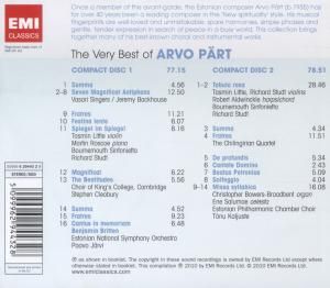 Produktbild: Various: Very Best Of Arvo P&auml;rt