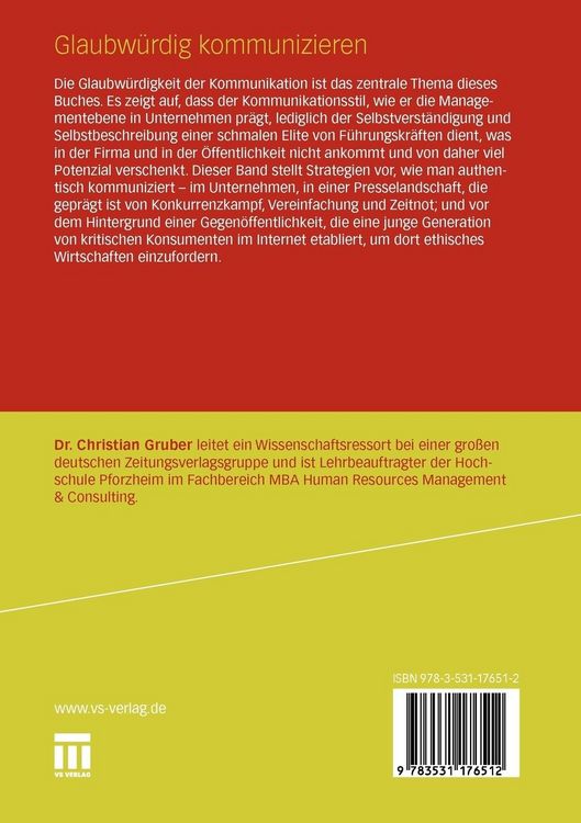 Produktbild: Glaubw&uuml;rdig kommunizieren