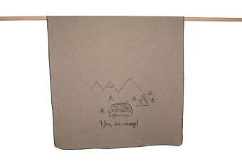 Produktbild: Fussenegger Flanelldecke "yes we camp"