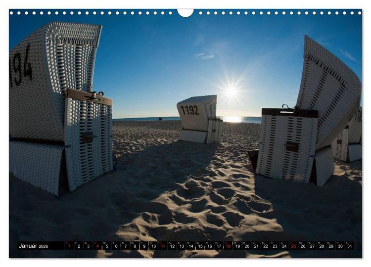 Produktbild: Sylt in Bildern (Wandkalender 2026 DIN A3 quer), CALVENDO Monatskalender