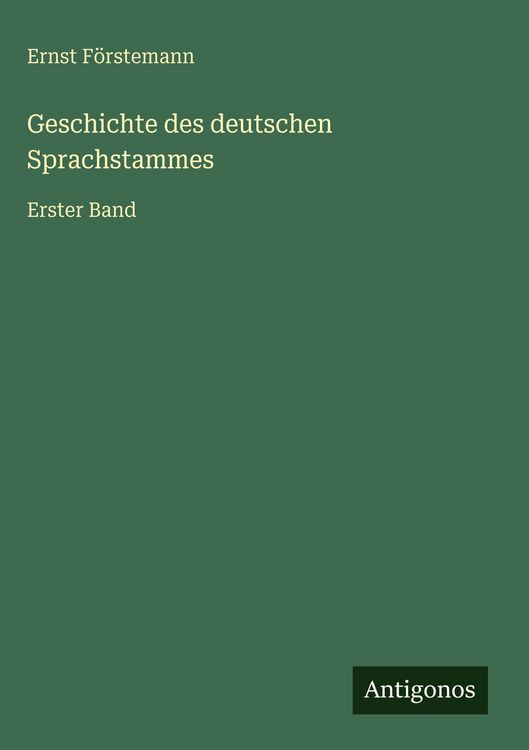 Produktbild: Geschichte des deutschen Sprachstammes
