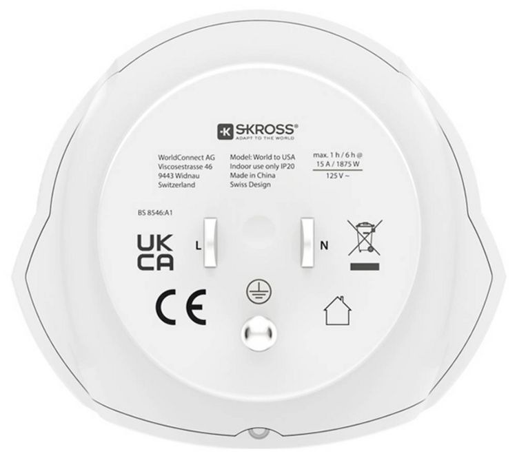 Produktbild: Skross 1.500221C-E Reiseadapter