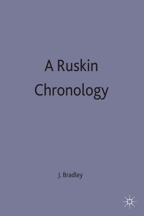 Produktbild: A Ruskin Chronology