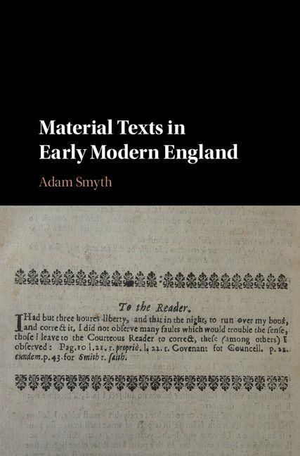 Produktbild: Material Texts in Early Modern England