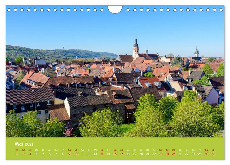 Produktbild: Durlach, das Stadtbild in 12 Impressionen (Wandkalender 2026 DIN A4 quer), CALVENDO Monatskalender