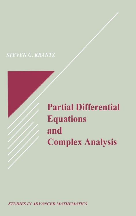 Produktbild: Partial Differential Equations and Complex Analysis