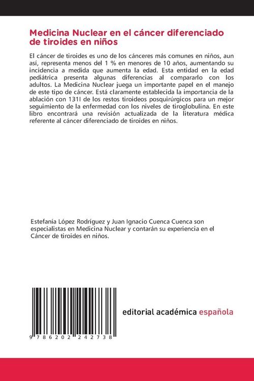 Produktbild: Medicina Nuclear en el c&aacute;ncer diferenciado de tiroides en ni&ntilde;os