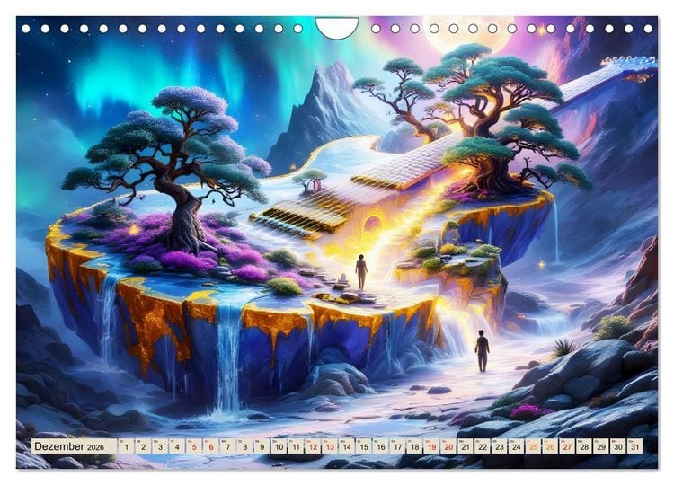 Produktbild: Gitarrenhorizonte (Wandkalender 2026 DIN A4 quer), CALVENDO Monatskalender