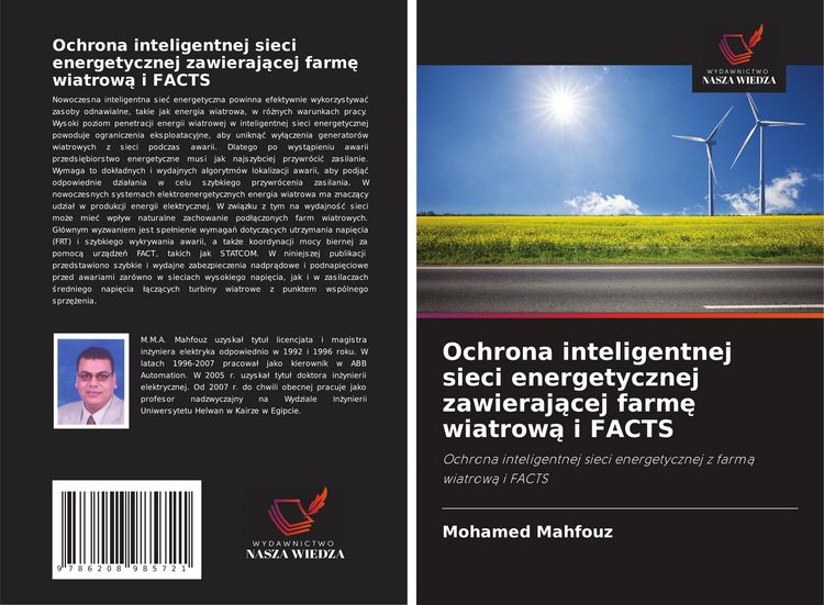 Produktbild: Ochrona inteligentnej sieci energetycznej zawierającej farmę wiatrową i FACTS