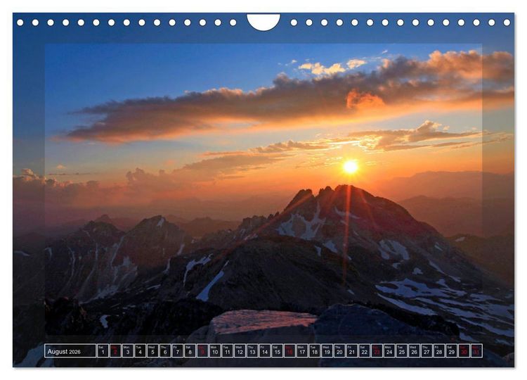 Produktbild: When the sun rises and sets (Wall Calendar 2026 DIN A4 landscape), CALVENDO 12 Month Wall Calendar