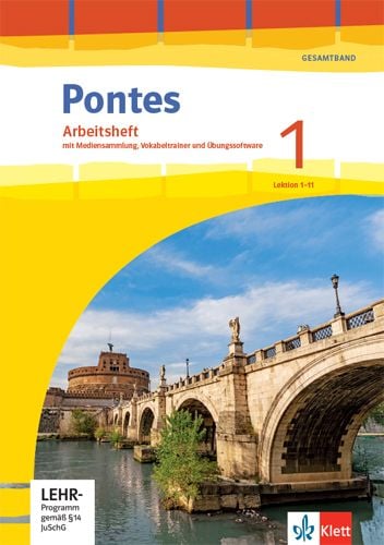 Produktbild: Pontes Gesamtband 1. Arbeitsheft mit Vokabeltrainer 1. Lernjahr