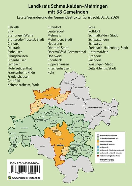 Produktbild: Wappen, Flaggen und Siegel LANDKREIS SCHMALKALDEN-MEININGEN - Ein Lexikon - Ausgabe 2025