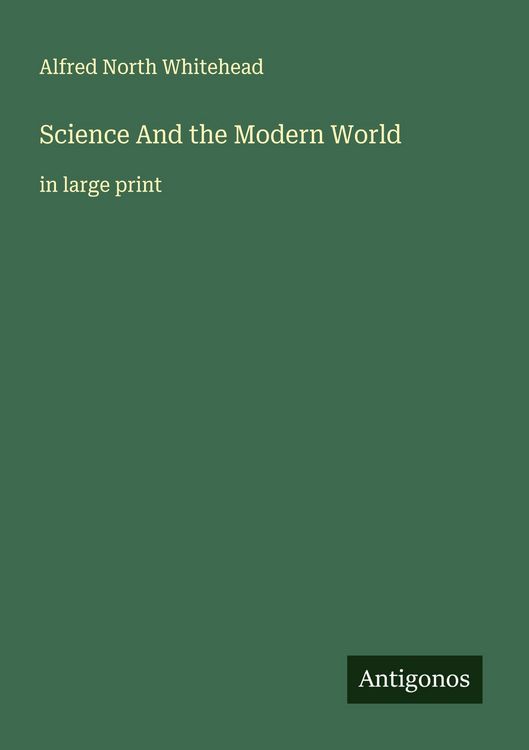 Produktbild: Science And the Modern World