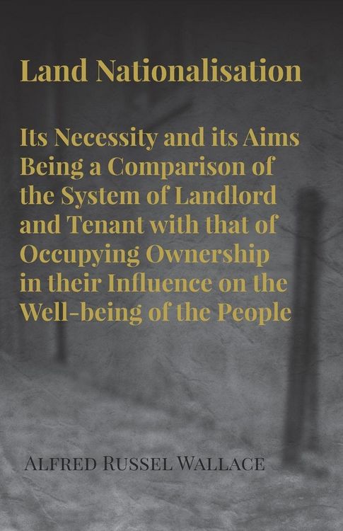 Produktbild: Land Nationalisation its Necessity and its Aims Being a Comparison of the System of Landlord and Tenant with that of Occupying Ownership in their Infl