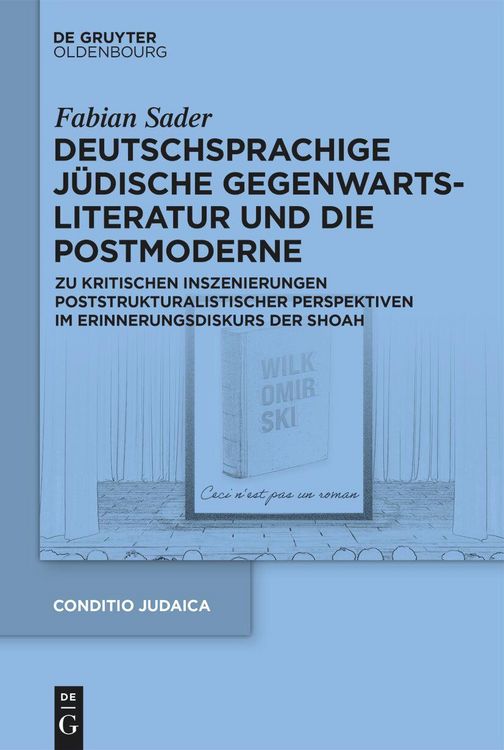 Produktbild: Deutschsprachige j&uuml;dische Gegenwartsliteratur und die Postmoderne