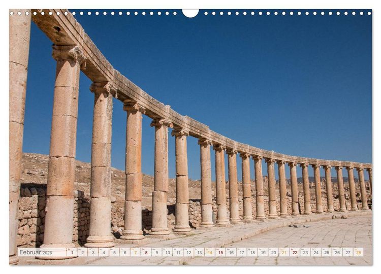 Produktbild: Jordanien - Wadis - W&uuml;ste - Weltwunder (Wandkalender 2026 DIN A3 quer), CALVENDO Monatskalender