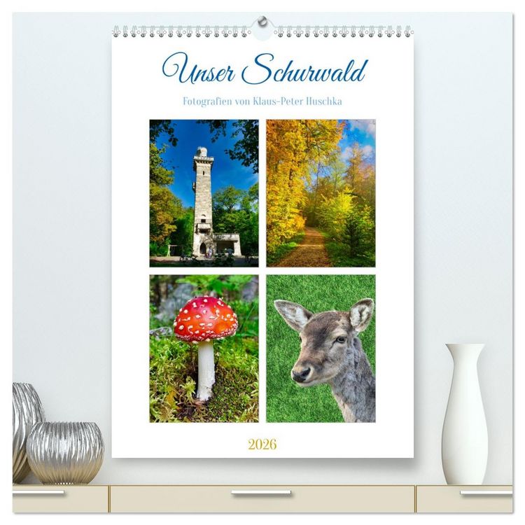 Produktbild: Unser Schurwald (hochwertiger Premium Wandkalender 2026 DIN A2 hoch), Kunstdruck in Hochglanz