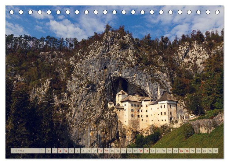 Produktbild: Slowenische Landschaften (Tischkalender 2026 DIN A5 quer), CALVENDO Monatskalender