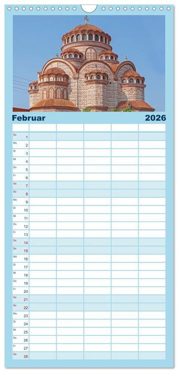 Produktbild: Familienplaner 2026 - Chalkidiki - Urlaubsparadies in Nordgriechenland mit 5 Spalten (Wandkalender, 21 x 45 cm) CALVENDO