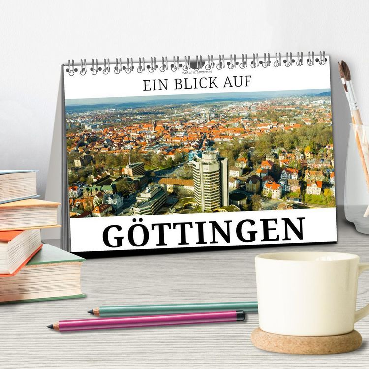 Produktbild: Ein Blick auf G&ouml;ttingen (Tischkalender 2026 DIN A5 quer), CALVENDO Monatskalender