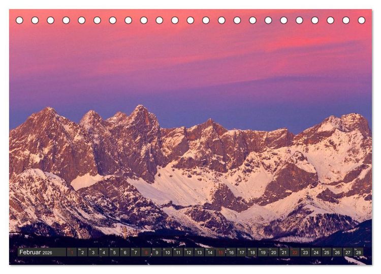Produktbild: Der Hohe Dachstein (Tischkalender 2026 DIN A5 quer), CALVENDO Monatskalender