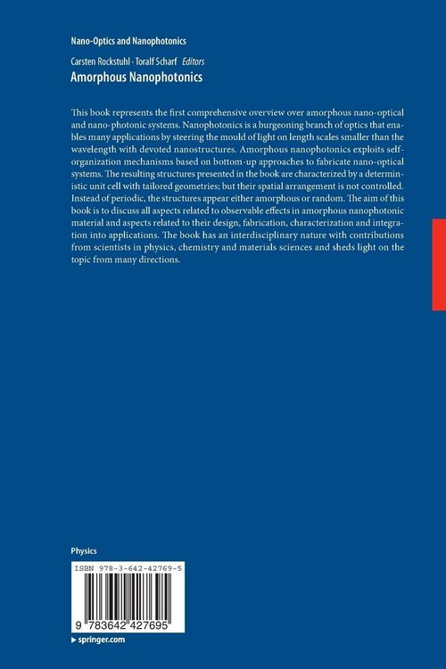 Produktbild: Amorphous Nanophotonics