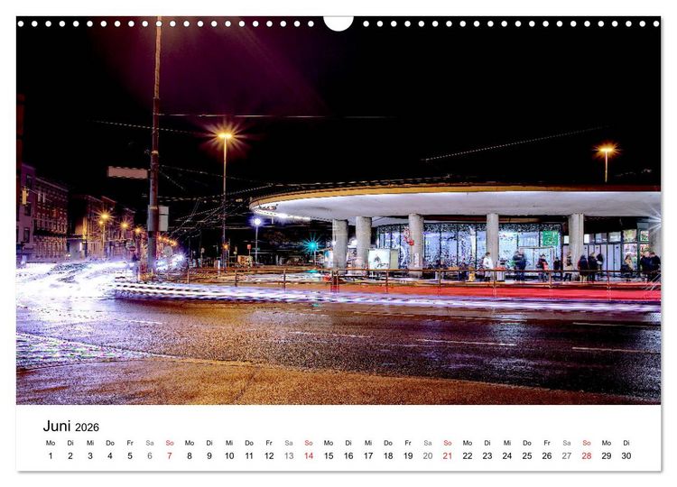Produktbild: Wien nach Sonnenuntergang (Wandkalender 2026 DIN A3 quer), CALVENDO Monatskalender