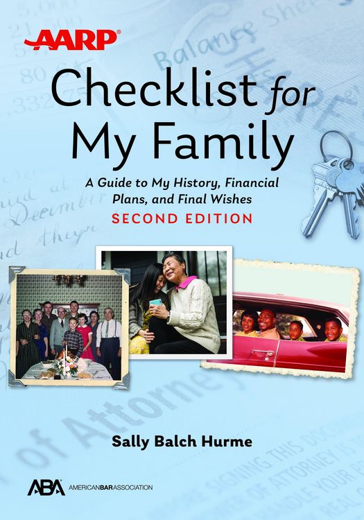 Produktbild: ABA/AARP Checklist for My Family