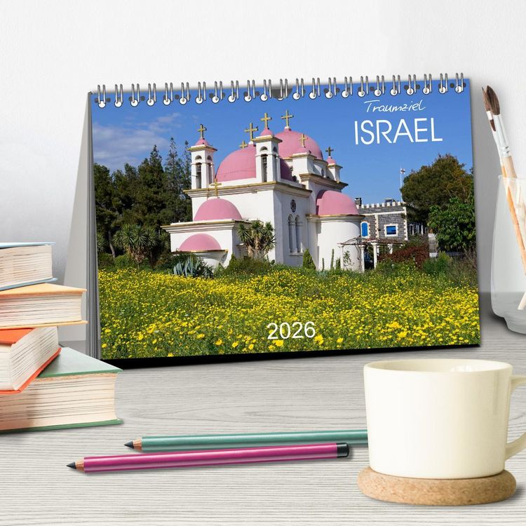 Produktbild: Traumziel Israel (Tischkalender 2026 DIN A5 quer), CALVENDO Monatskalender