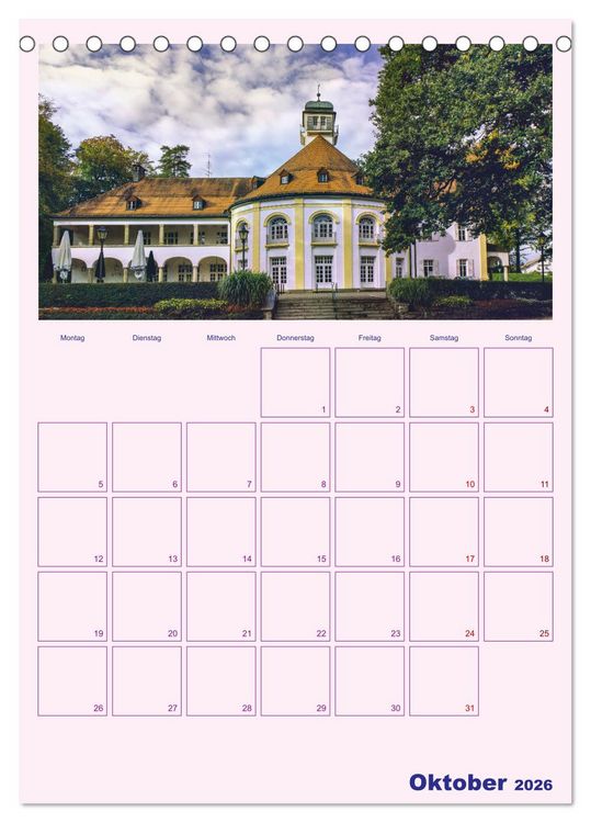 Produktbild: Rund um Bayern (Tischkalender 2026 DIN A5 hoch), CALVENDO Monatskalender