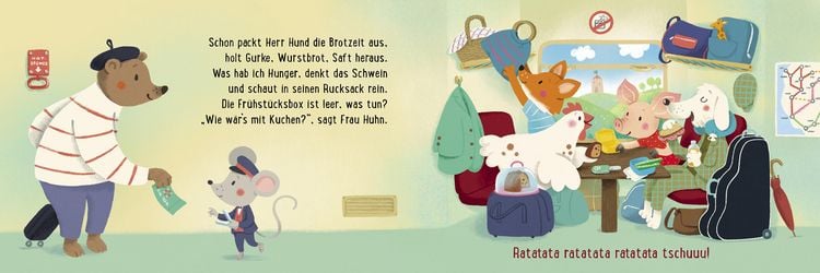 Produktbild: Schweinchen in der Bimmelbahn, klingeling und losgefahr'n!