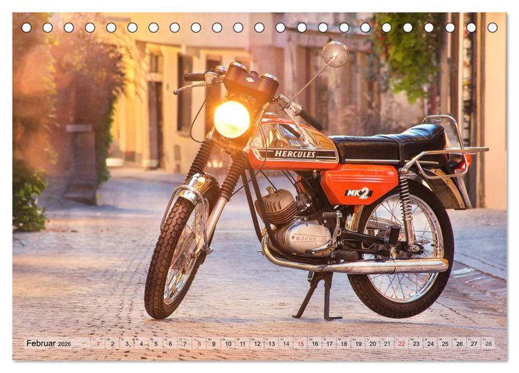 Produktbild: Oldtimer Mopeds - fotografiert von Michael Allmaier (Tischkalender 2026 DIN A5 quer), CALVENDO Monatskalender