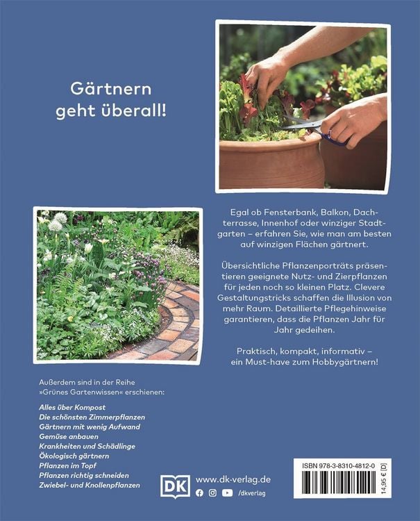 Produktbild: Gr&uuml;nes Gartenwissen. Kleine G&auml;rten (X)