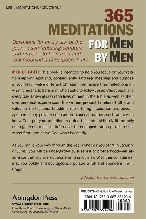 Produktbild: 365 Meditations for Men by Men