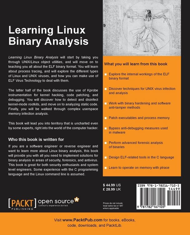 Produktbild: Learning Linux Binary Analysis