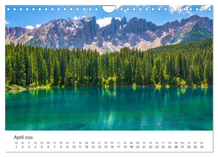 Produktbild: Traumdestination Italien (Wandkalender 2026 DIN A4 quer), CALVENDO Monatskalender