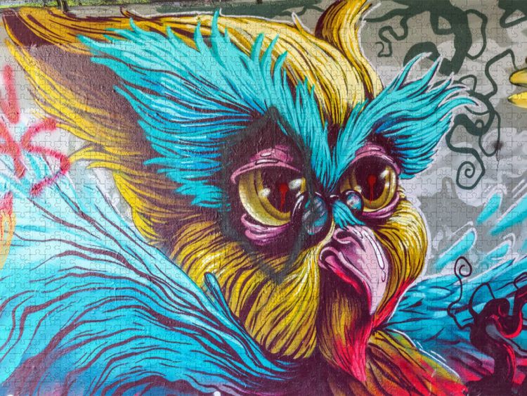 Produktbild: CALVENDO Puzzle Streetart in Eindhoven, Niederlande | 1000 Teile Lege-Gr&ouml;&szlig;e 64x48cm Foto-Puzzle f&uuml;r gl&uuml;ckliche Stunden
